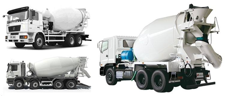 Beberapa model ready-mixed concrete truck (truck mixer)
